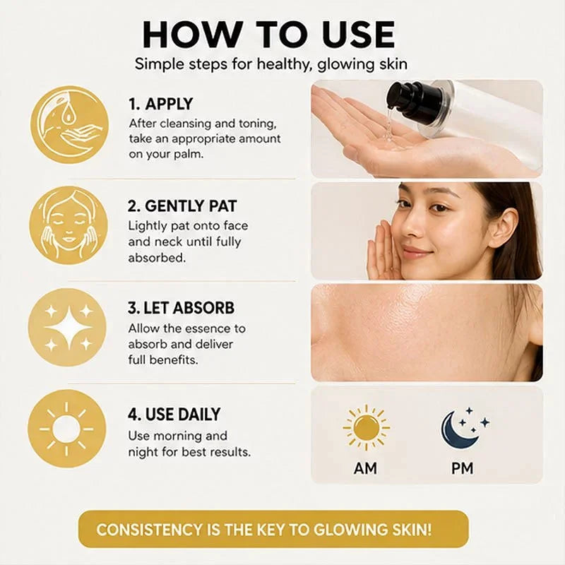 SANLIVNA Snail 96 Mucin Power Essence 100ml Facial Deep Hydrating Brightening Anti-Aging Serum,for Dull Skin Korean Face Care