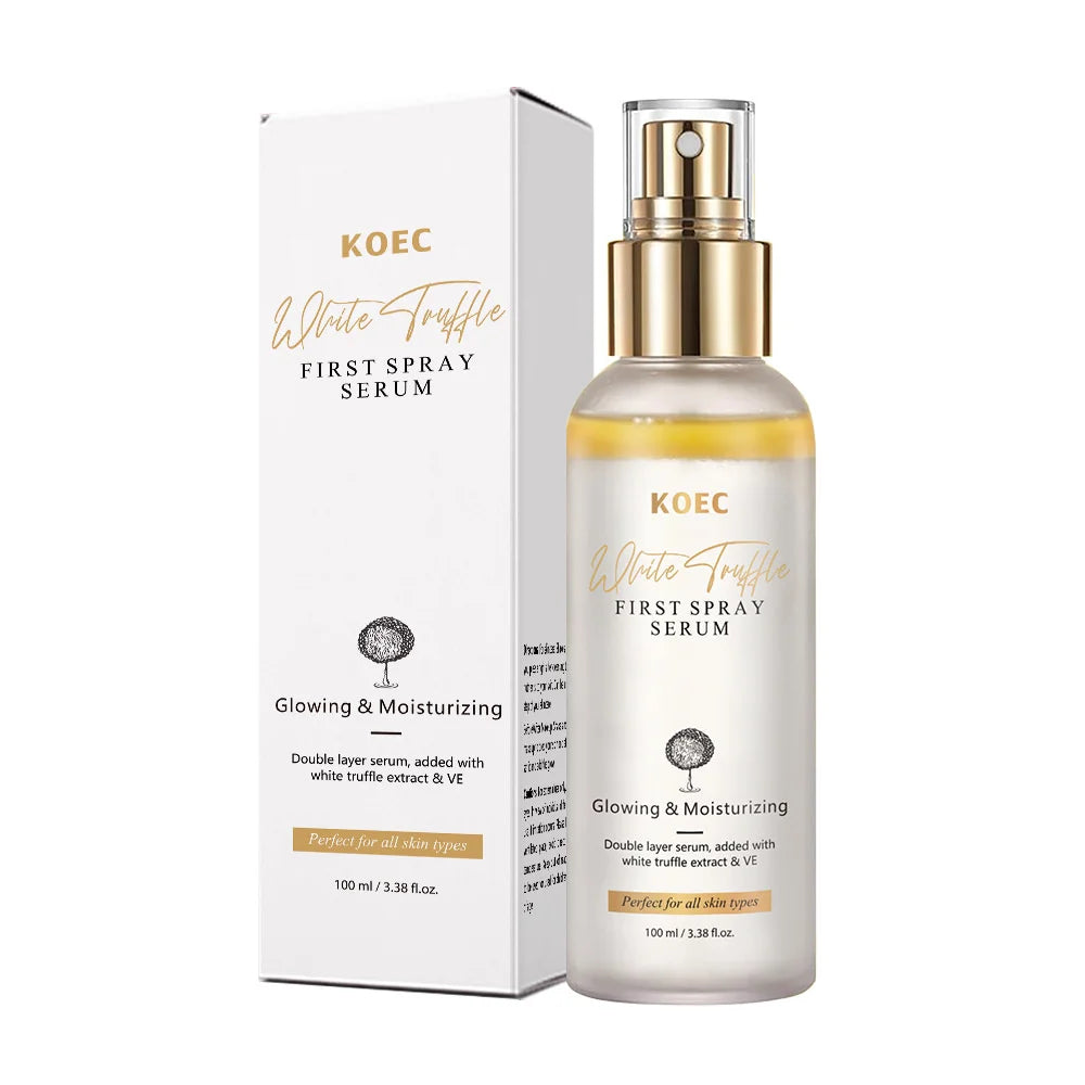 Korean White Truffle Extract First Spray Glowing Facial Serum Vitamin E Antioxidant Face Repair Essence Portable Skincare Makeup