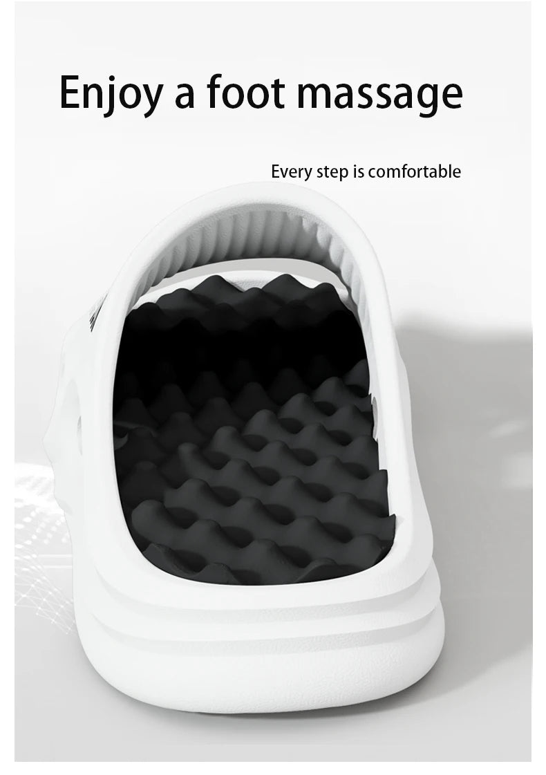 Men's Slippers Massage Slippers EVA Lightweight Beach Casual Shoes Indoor Soft Sole Slippers Platform Outdoor Men Sandals