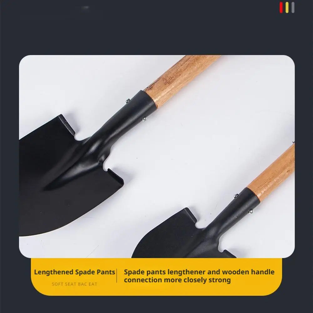 36/50.5cm Digging Shovel Manganese Steel Shovels Kids Trowel Waterproof Rustproof Garden Scoop for Outdoor Beach Camping