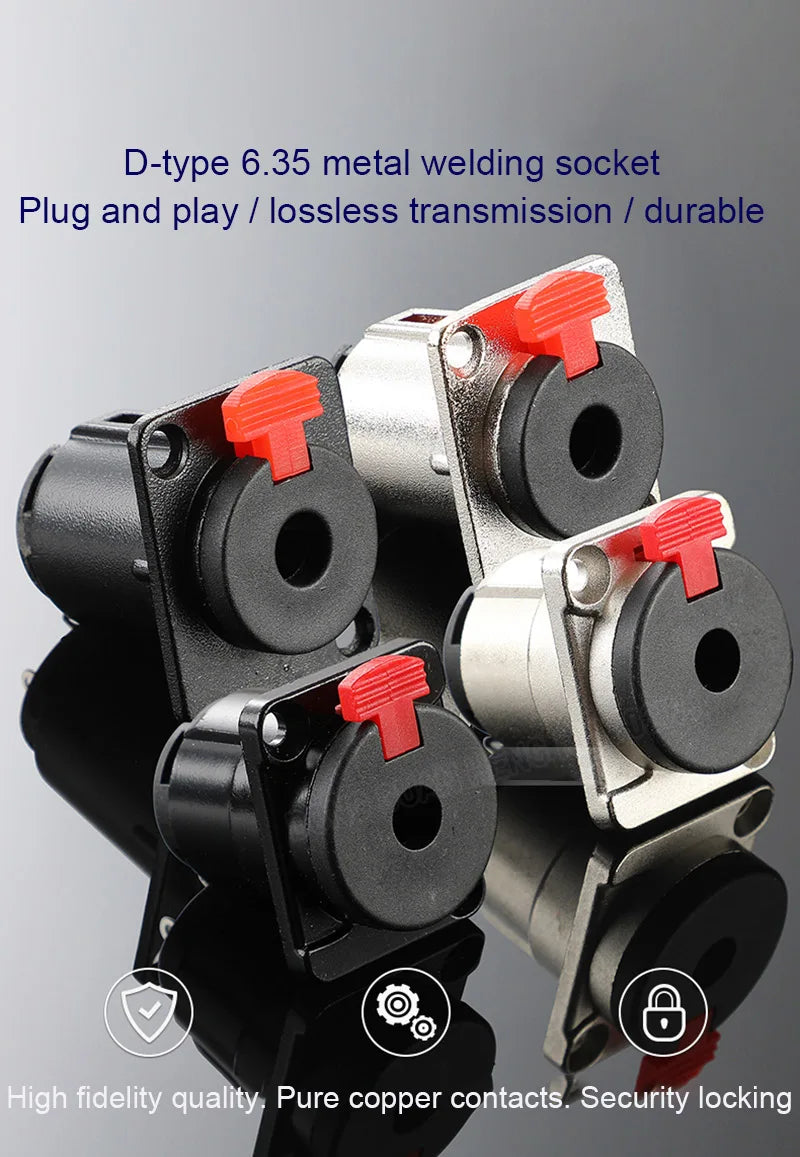 D-type Multifunctional Data Module 86 Panel audio video socket XLR VGA BNC RJ45 RJ11 Jack 3.5/6.35 RCA USB3.0 TypeC Connector