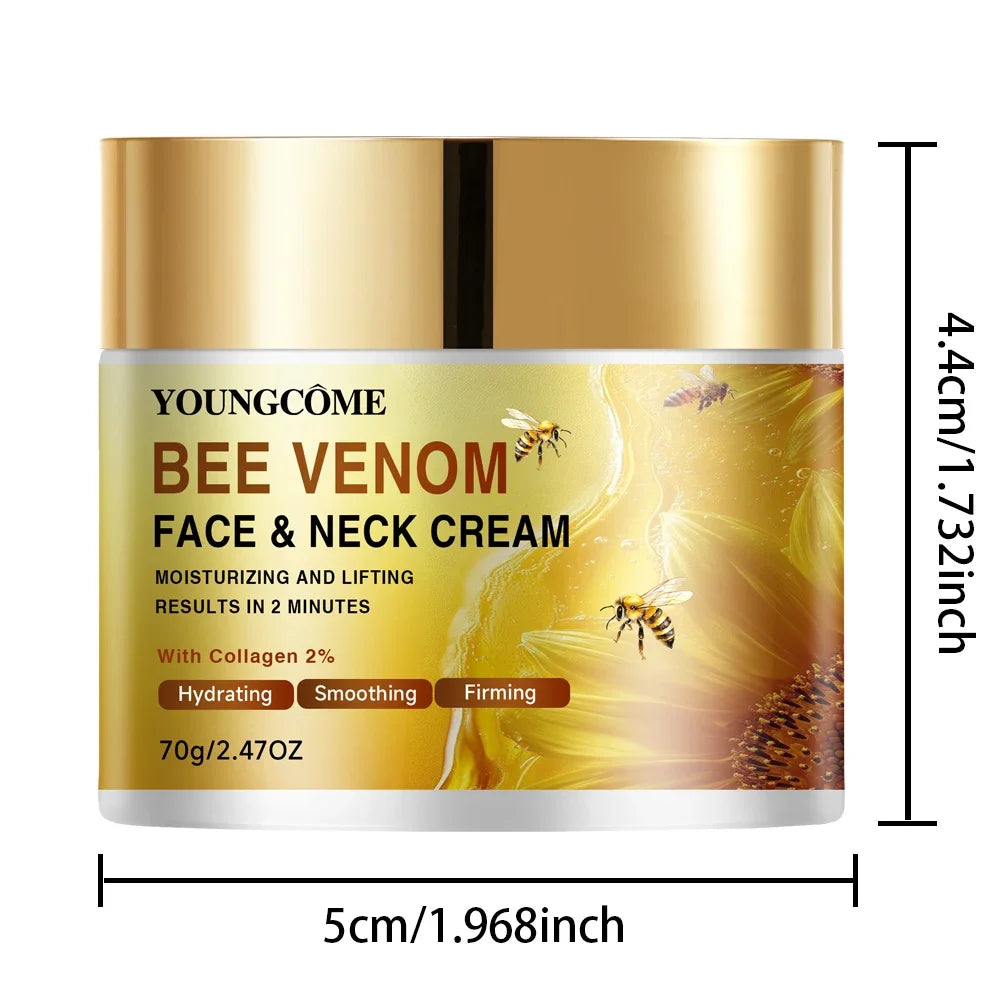  YOUNGCOME Bee Venom Face Cream Firm Lifting Soothing Lighten Redness Repair Damaged Skin  Barrier Brighten Nourish Face Cream