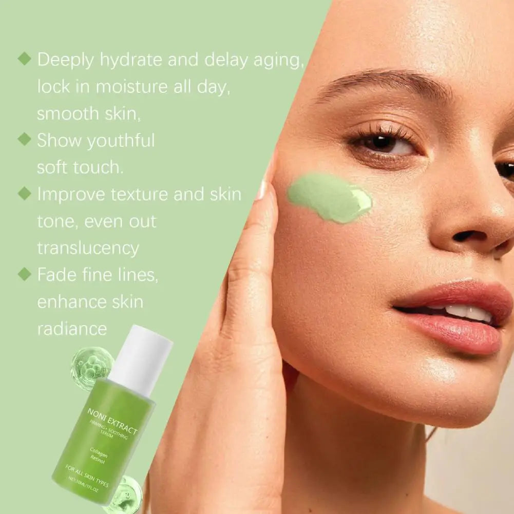 30ml Noni Fruit Face Serum Hydrating Moisturizing Fade Fine Lines Collagen Retinol Serum for Firming Anti-Aging Skincare ﻿