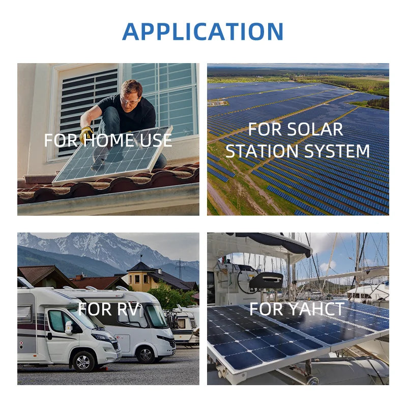 Anern Solar Inverter 6.2KW 48V 4.2KW 24V 3.2KW 12V With MPPT 140A Charger Controller Dual AC Output Pure Sine Wave Inverter