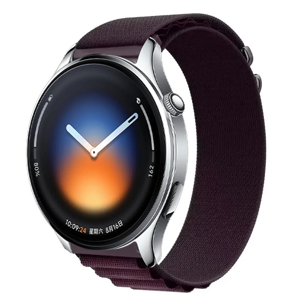 20mm 22mm Alpine Nylon Loop Band For Realme Watch 5/S/3 Oneplus Watch Lite/3/2/2R Comfortable Strap For Xiaomi Watch 5/S4-3-2-1