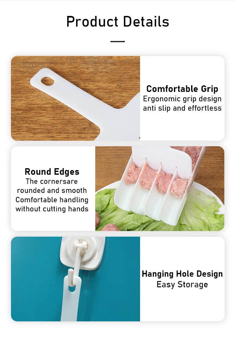 Meatball Maker Cooking Homemade Tool Mold Round Fish Beaf Rice Ball Making Device Barbecue Hot Pot Bean Curd Kitchen Gadgets