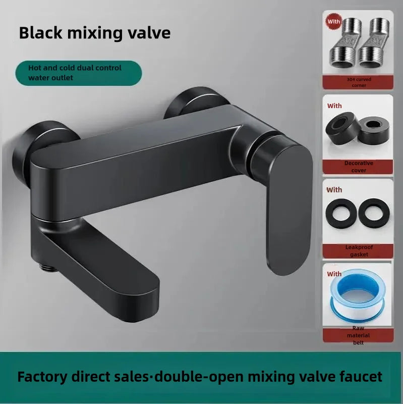 Bathroom Swivel Tub Spout  Hand Shower Wall Mounted  Bath Faucets Bathtub Tap Brass Bathtub Hot and Cold Mixer Shower