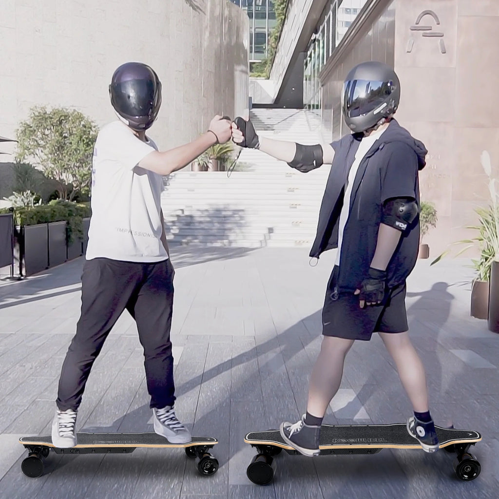 3500W*2 Belt Motor 15Ah Battery High Speed Electric Maple Bamboo Deck 50KM Range Mountain Long Board Skateboard