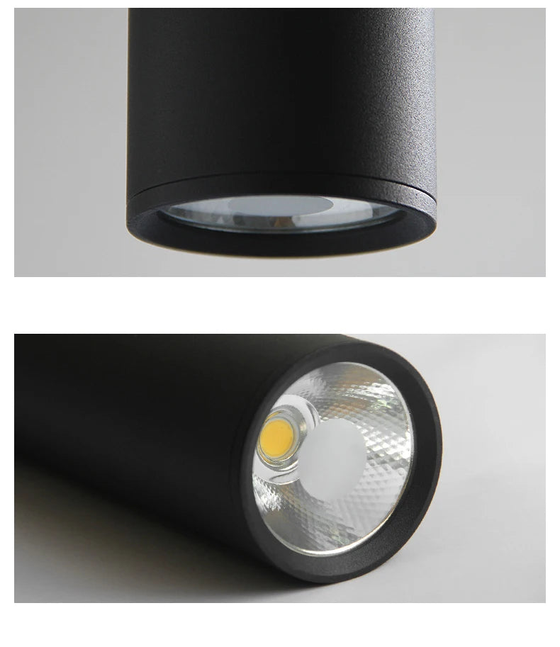 Nordic Light Indoor Lighting Led Ceiling Lamp Long Tube Surface Mounted Spot Light For Living Room Bedroom Corridor Store Art