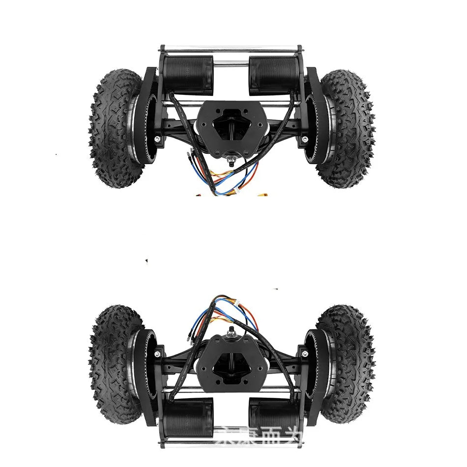 4WD Electric Skateboard Skateboard Belt Drive Frame Longboard Mountain Board 11 Inch Bracket