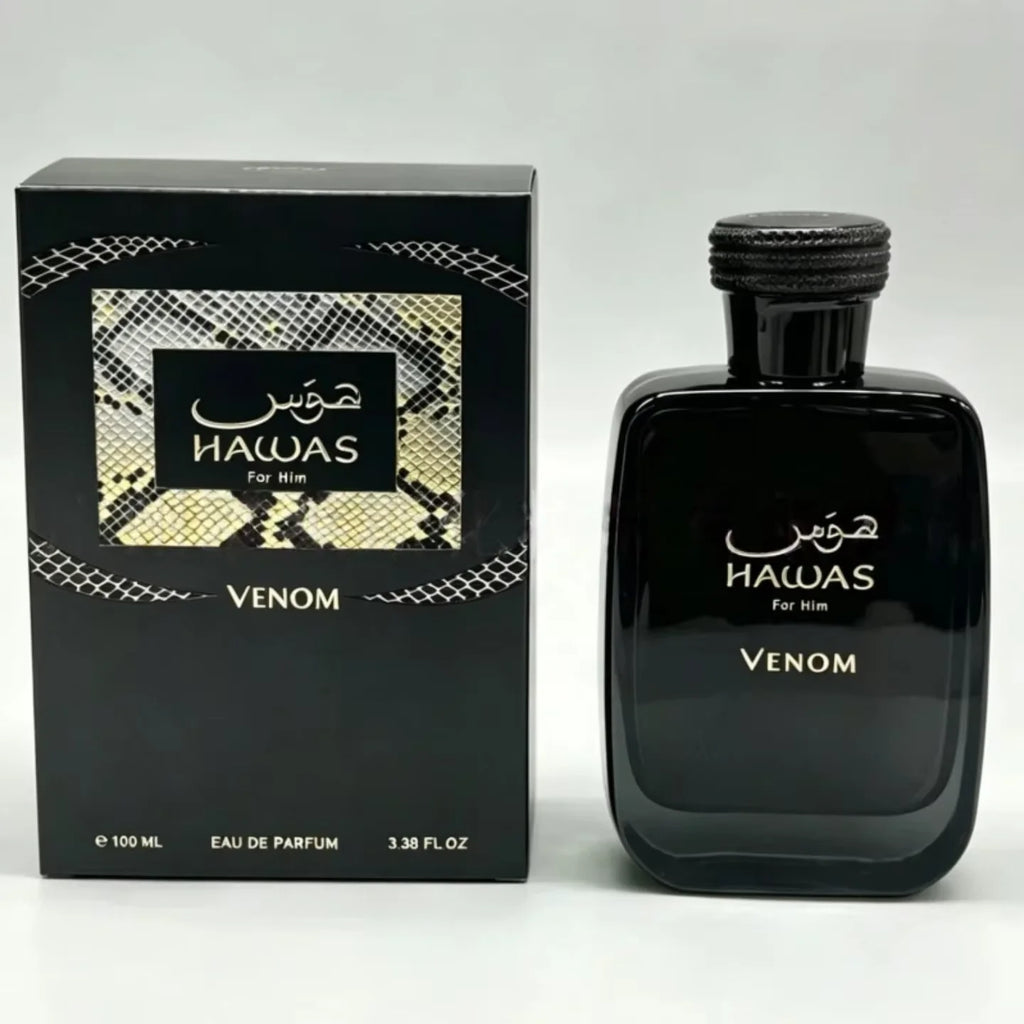100ML Hawas Ice for Men Eau De Parfum Spray Original Arabian Perfume Men's Fragrance Premium Arabian Long Lasting Fragrance