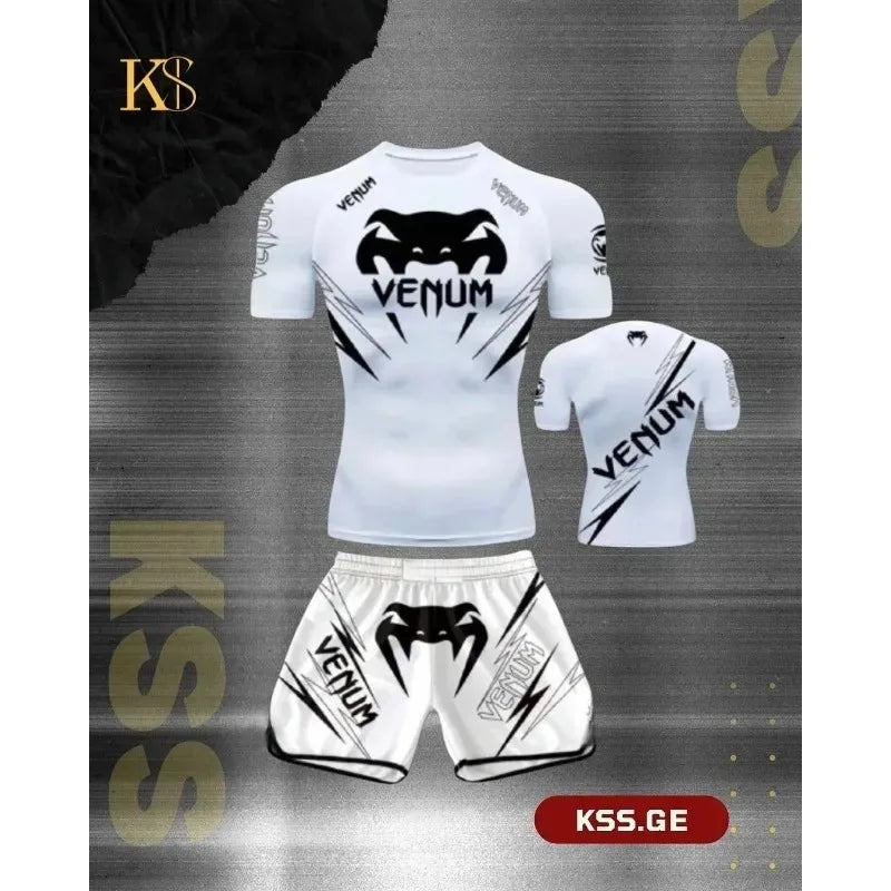 Best-selling Men's and Women's Outdoor Sports Casual Short-sleeved Short-pants Sets; Martial Arts and Boxing Clothing
