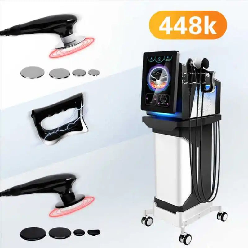 Tecar Therapy Indiba 448Khz Monopolar RF CET Face Lifting RET Body Contouring 448K Reduction Diathermy RF Machine