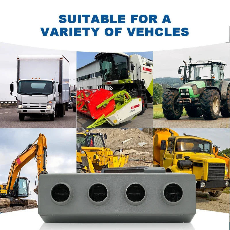 Universal 406‑4 Holes 12V/24V 3400Kcal Electric Auto A/C Compressor Evaporator Assembly  Air Conditioning System for Car Truck