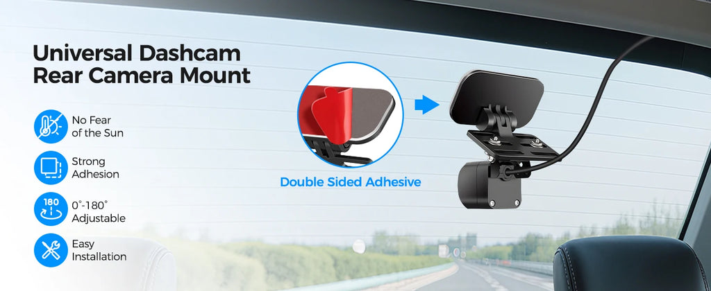 Rear Camera Holder Rear Window Bracket for Most Rear Camera Dash Cam AZDOME M550 Max/M550/M01 Max/PG17 Rear Cam for REDTIGER