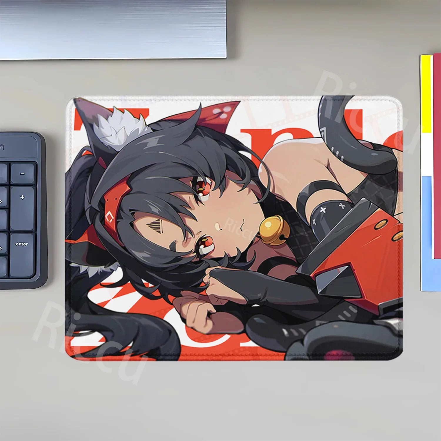 Mouse Pad Zenless Zone Zero Vivian Hoshimi Miyabi Ellen Joe Small Size Mousepad ZZZ Office accessories overlock teclado Desk Mat