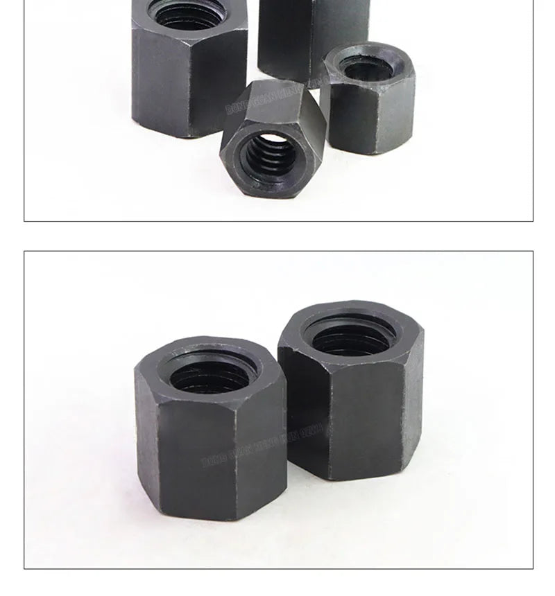 T12-T45 Trapezoidal Lead Screw Left/Right Rotary Thread Hex Nut CNC Machine 3D Printer Linear Shaft Carbon Steel ACME Thread