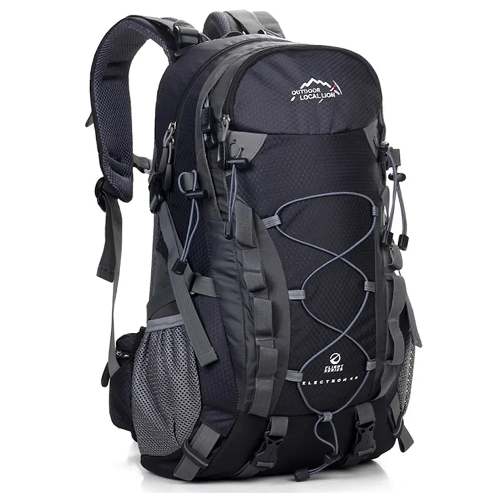 40L Outdoor Climbing Mountaineering Backpack Waterproof Functional Men Women Sports Bag Hiking Traveling Bag