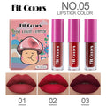 3Pcs/Box Fruit Scented Lip Oil Set with Avocado Strawberry & Peach Flavors Hydrating Transparent Lip Gloss for Soft Smooth Lips
