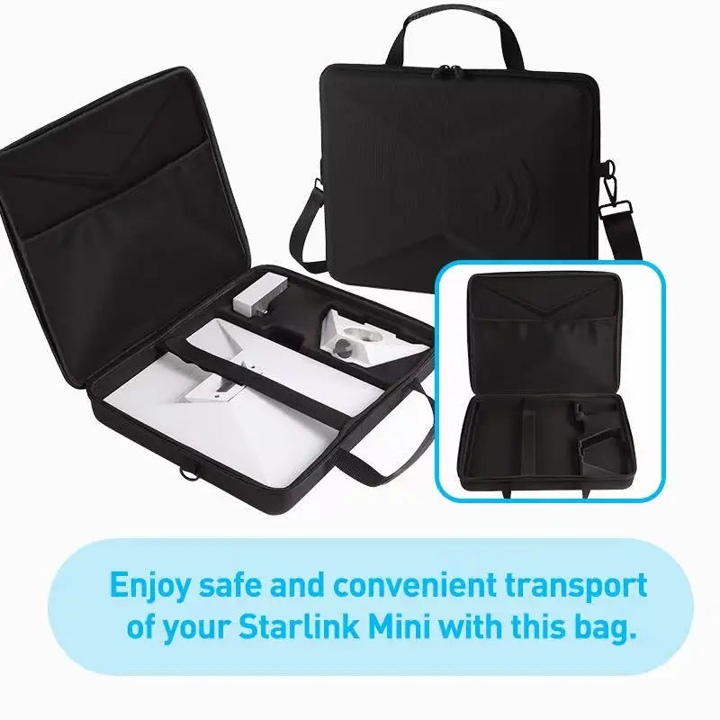 Starlink Mini Kit Hard Protective Carrying Case Waterproof Luggage Storage Bag Protective Bag Scratch-Resistant Travel Case