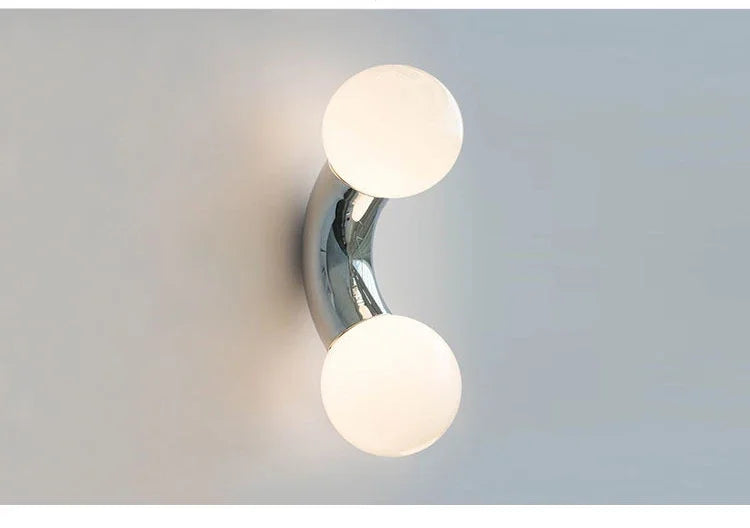 Modern Creative Lighting Design Rainbow Wall Light Childern's Room Kindergarten Asile Bedroom Bathroom Glass Ball Wall Lamp