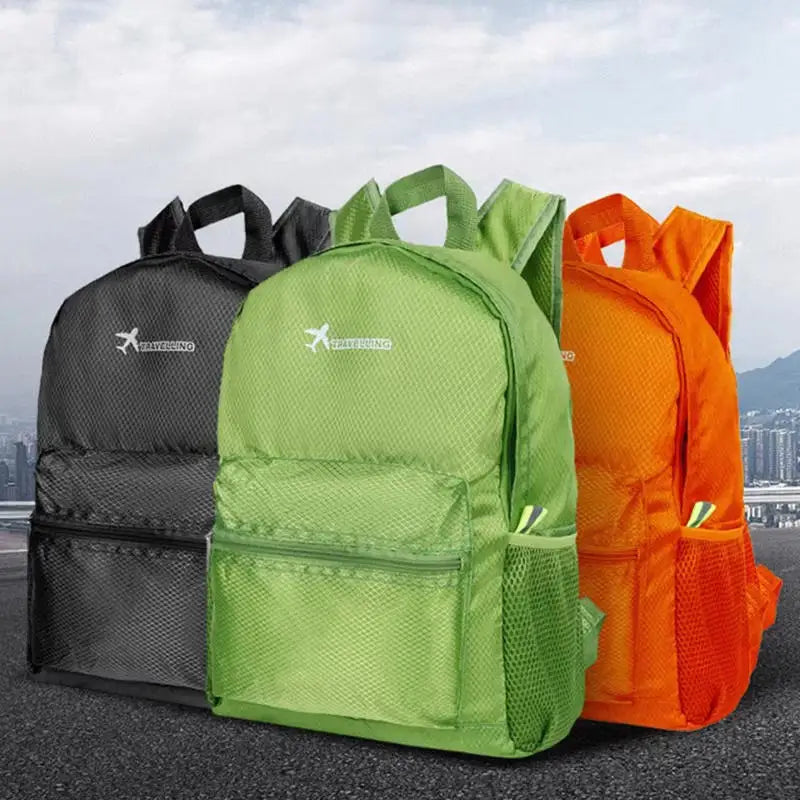 Lightweight Foldable Backpack Men Women Waterproof Packable Backpack Outdoor Travel Hiking Cycling Daypack Camping Shoulders Bag