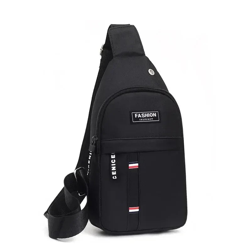 Men Waterproof Large Capacity Fanny Pack, Adjustable Strap Crossbody Bag for Outdoor Travel Hiking Cycling Casual Daily Supplies