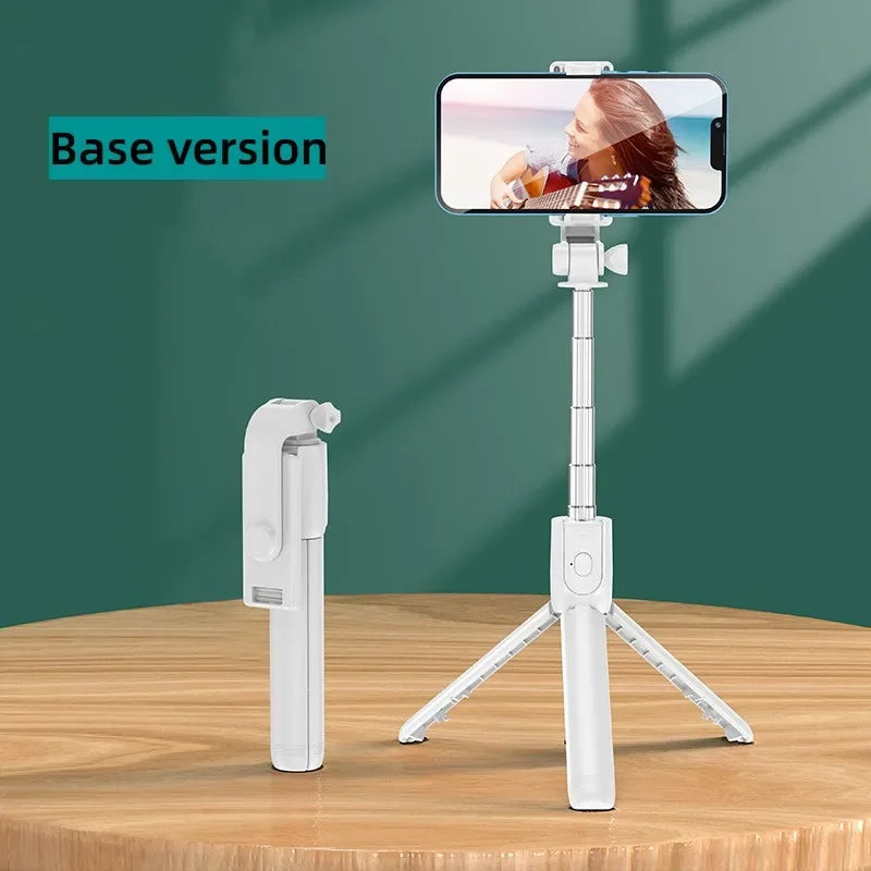 Wireless Bluetooth Selfie Stick Tripod Stand Extendable Universal Mobile Phone Holder For Live Streaming Selfie Video Recording