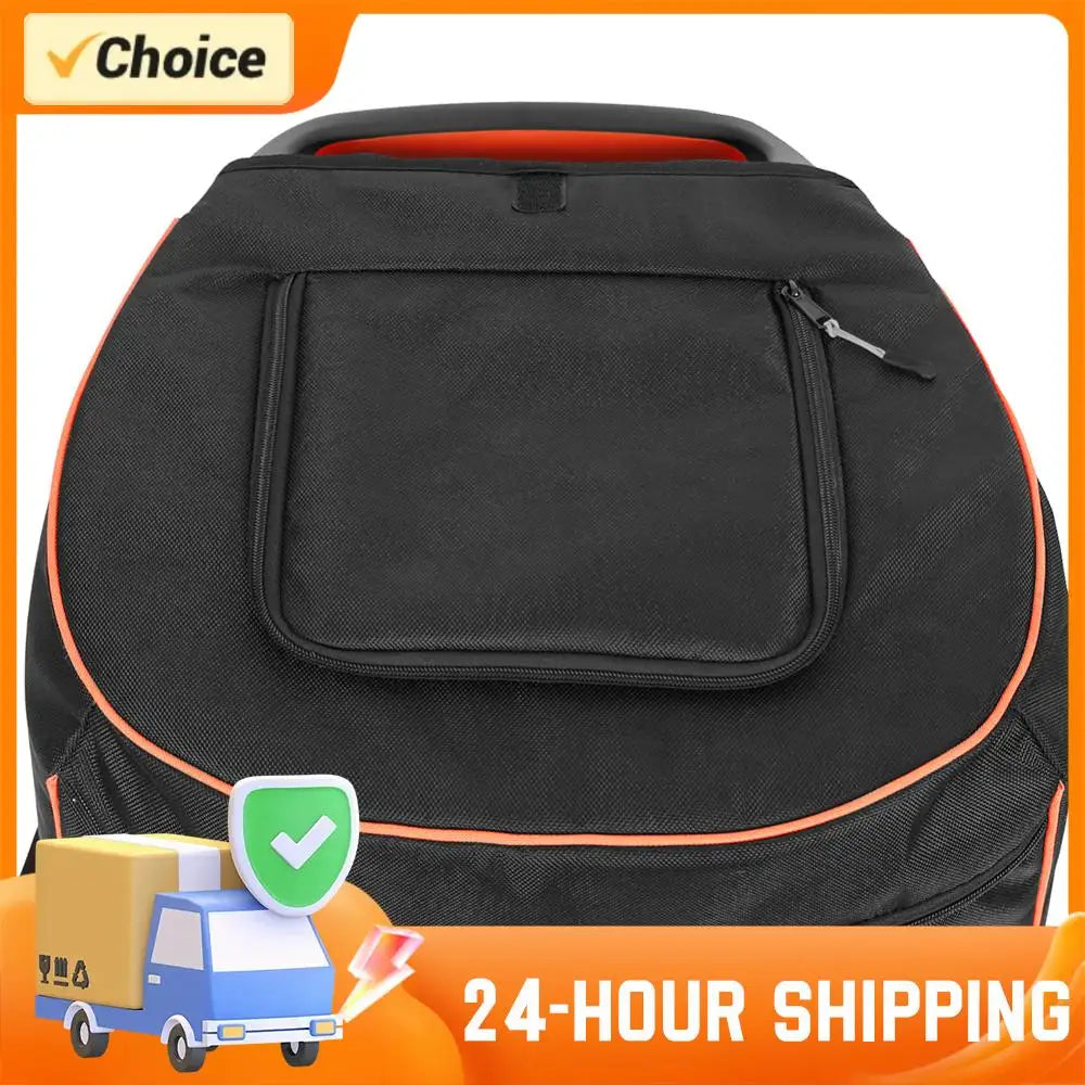 Multifunction Waterproof Speaker Cover for JBL Partybox Ultimate Speaker w/ Storage Pocket Large Capacity Dustproof Protect Bag