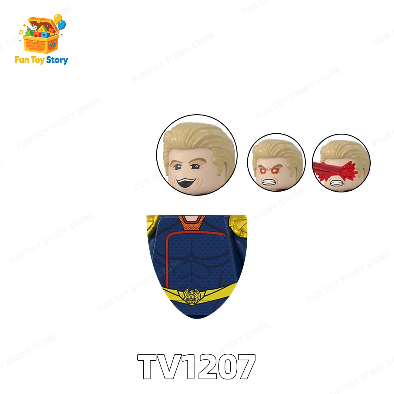 TV6224 TV Watchdog Series, Assembled Building Blocks, Human Toys, Collected by Film and Television Enthusiasts, Gifts for People