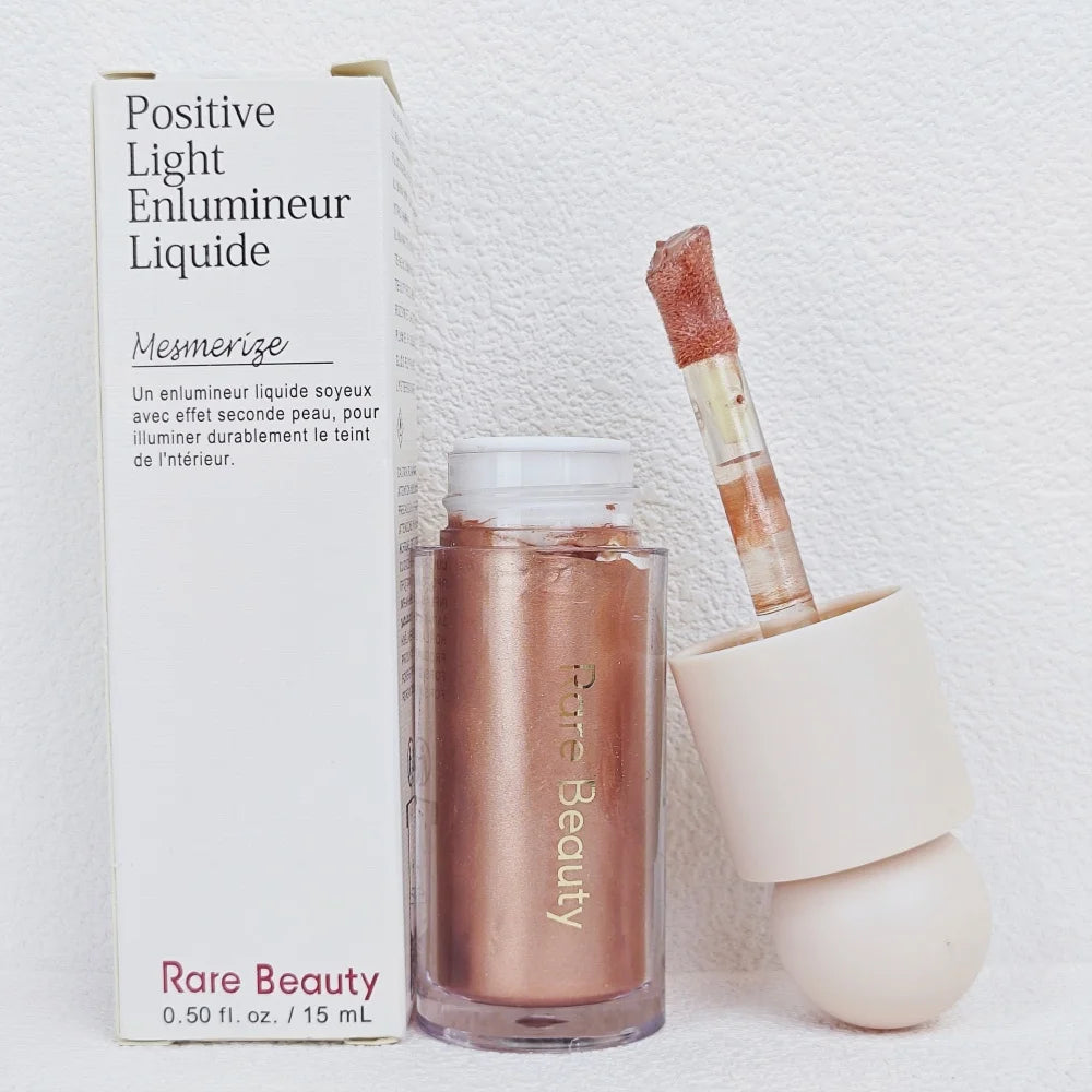 Rare Beauty Serene Gentle Mellow Solac Liquid Bronzer Shade Face Contour Smooth Highlight Mirror Lasting Natural Shadow Makeup