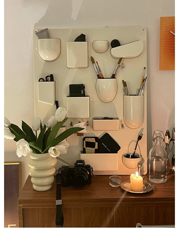 Wall Holder Offices Kitchens Organizer Desktop Shelf Wall Storage Rack Organiser For Workshops Bathrooms Children's Rooms