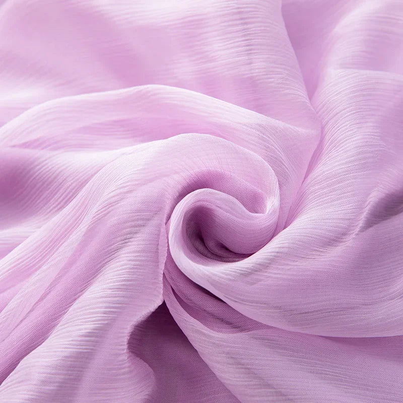 Summer 100% Mulberry Silk Dress Women 2024 V-neck Beach Holiday Dress Long Elegant Dresses For Women Clothing Vestidos De Mujer