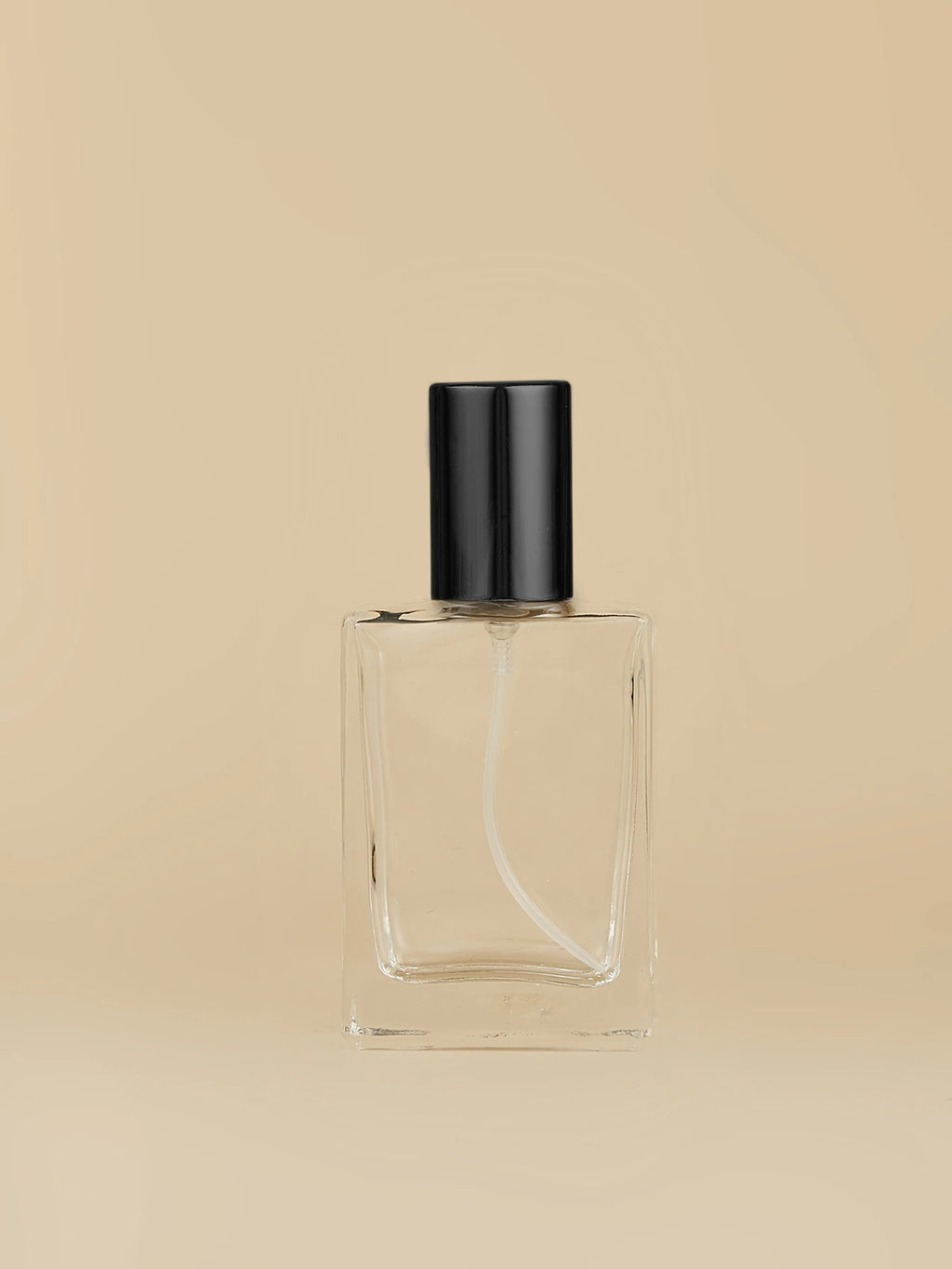 30ml Screw Square Glass Spray Qerfume Dispenser Cosmetic Packaging Empty Bottle Liquid Pressing Sprinkler Perfume Bottle