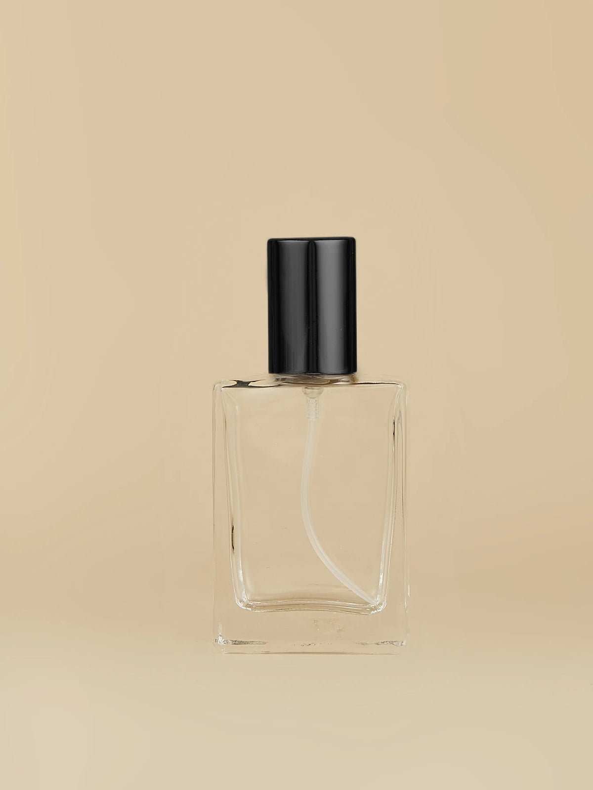 30ml Screw Square Glass Spray Qerfume Dispenser Cosmetic Packaging Empty Bottle Liquid Pressing Sprinkler Perfume Bottle