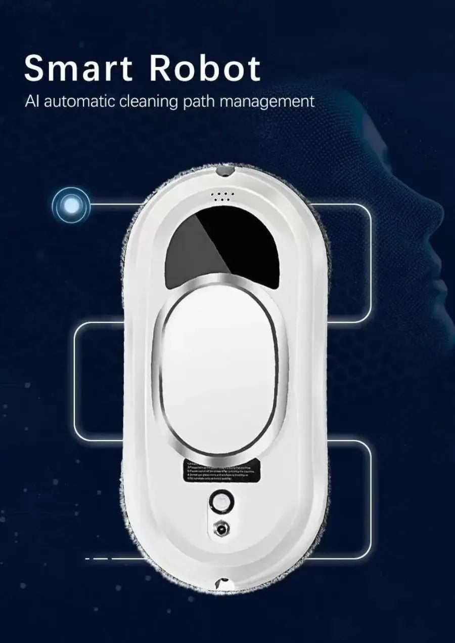 Window Robot Vacuum Cleaner Remote Control Electric Automatic Glass Cleaner Limpiacristales Home Window Mirror Washing Machine