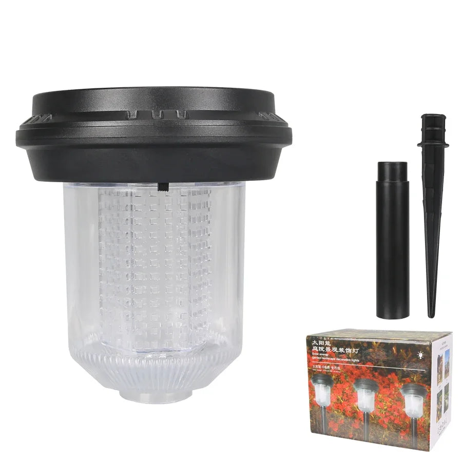 Solar Outdoor Lights New Garden Lamps Powered Waterproof Landscape Path for Yard Backyard Lawn Patio Decorative LED Lighting