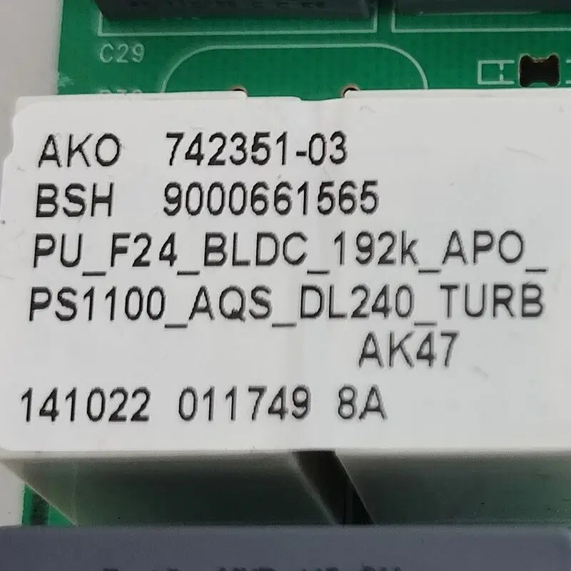 used for Siemens Bosch Washing Machine Computer Board 9000661565 742351-03 wash machine accessories