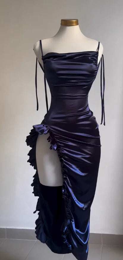 2026 Europe and the United States New Cross-Border Dress Summer Senior Sense Y2K Sexy Halter Spice Girl Dress