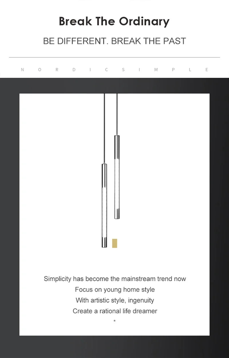 Nordic Led Pendant Lights Indoor Lighting Decoration Home Bedroom Bedside Light Living Dining Table Room Corridor Hanging Lamp