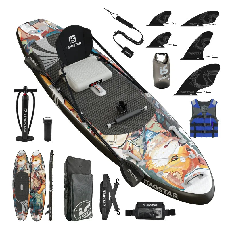 Inflatable Paddleboard SUP Surf Yoga Stand Up Paddleboard