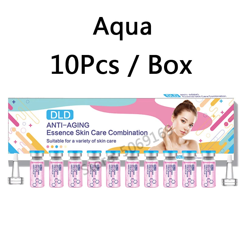 Korea 5ml*10Pcs BB Cream Glow Foundation Brightening Sunscreen Salmon DNA Ampoule Skin Booster Moisturizing Skin Beauty Makeup