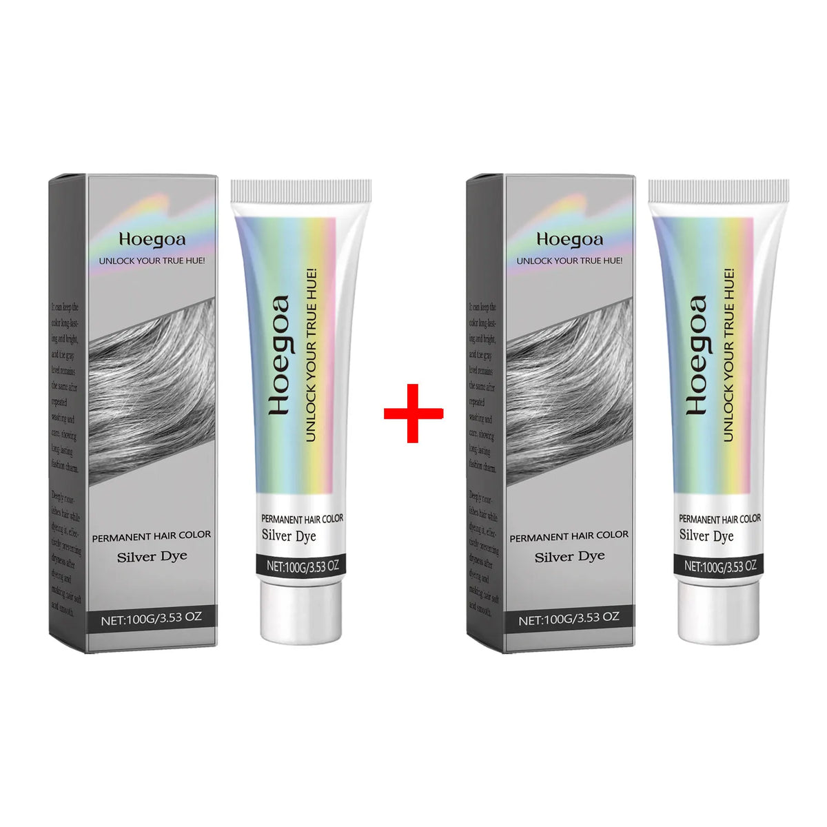 Permanent Hair Dye Natural No Stimulation Easy Coloring Cream Soften Hair Prevent Dryness Rough Silver Gray Hair Color Shampoo