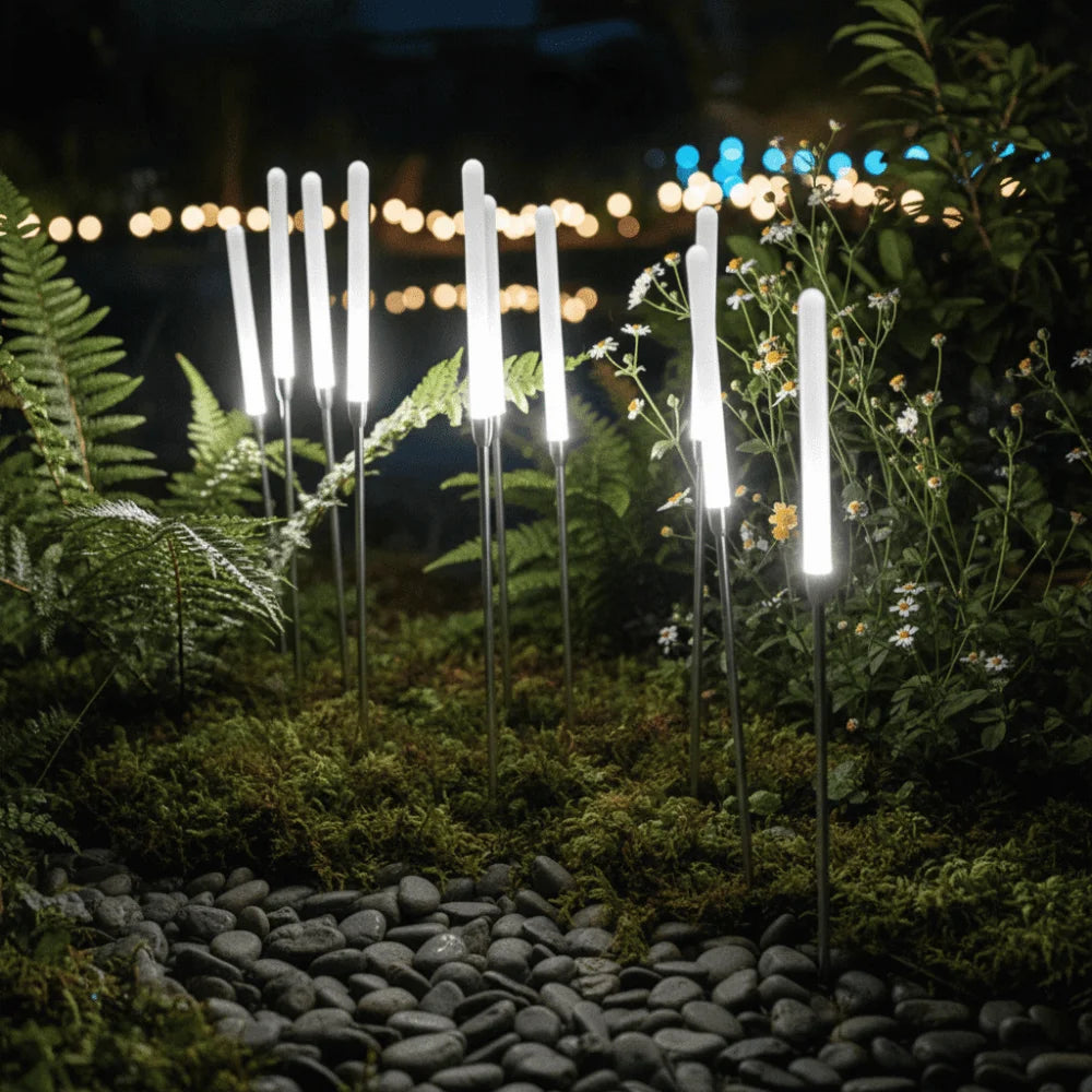 Reed Lamp Waterproof Landscape Lighting Acrylic Frosted Acrylic Rod Lawn Lamp LED Ground-Mounted Outdoor Decorate Lamp Outdoor