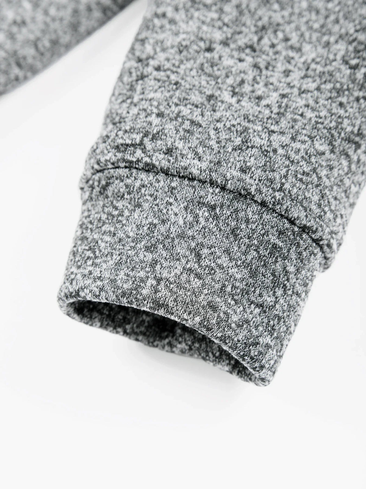 Autumn Winter Men's Crew Neck Heather Sweatshirt Reinforced Stitching Classic Heather Pullover For Work Casual