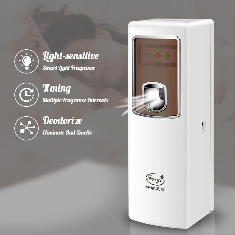 Automatic Motion Sensor Air Freshener Dispenser Wall Mounted Toilet Deodorizer Auto Spray Fragrance Machine Bathroom Home Office