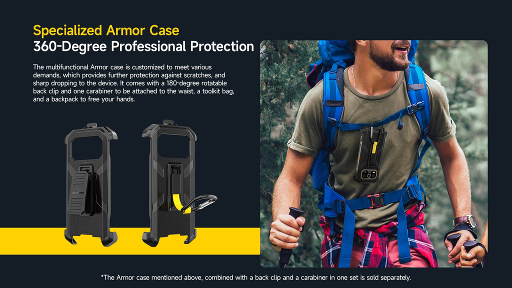 Ulefone Armor 27 Pro 5G 10600mAh Smartphone 50MP Camera 64MP Night Android 14 Rugged Phone Up to 24GB+256GB NFC Waterproof Phone