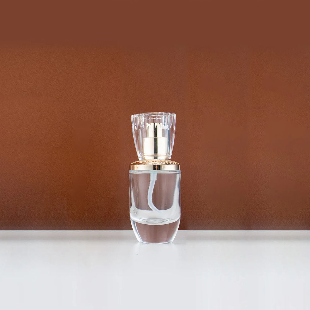 Empty Glass Cosmetic Bottle 30/50g Cream Jar 30ml Dropper Bottle Essential Oil Bottle 40/100ml Lotion Bottle Refillable