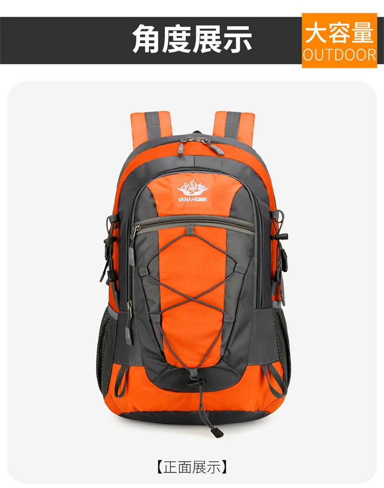 30L Lightweight Hiking Backpacks Waterproof Travel Shoulder Bags Outdoor Camping Cycling Fishing Climbing Backpack for Women Men