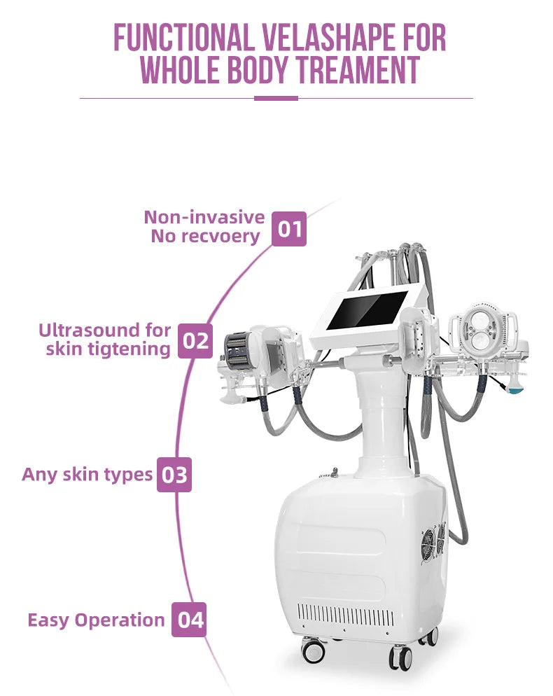 V10 Multifunctional Cavitation Body Slimming Machine Vacuum Roller Fat Reduction Weight Loss Body Sculpting Beauty Equipment For